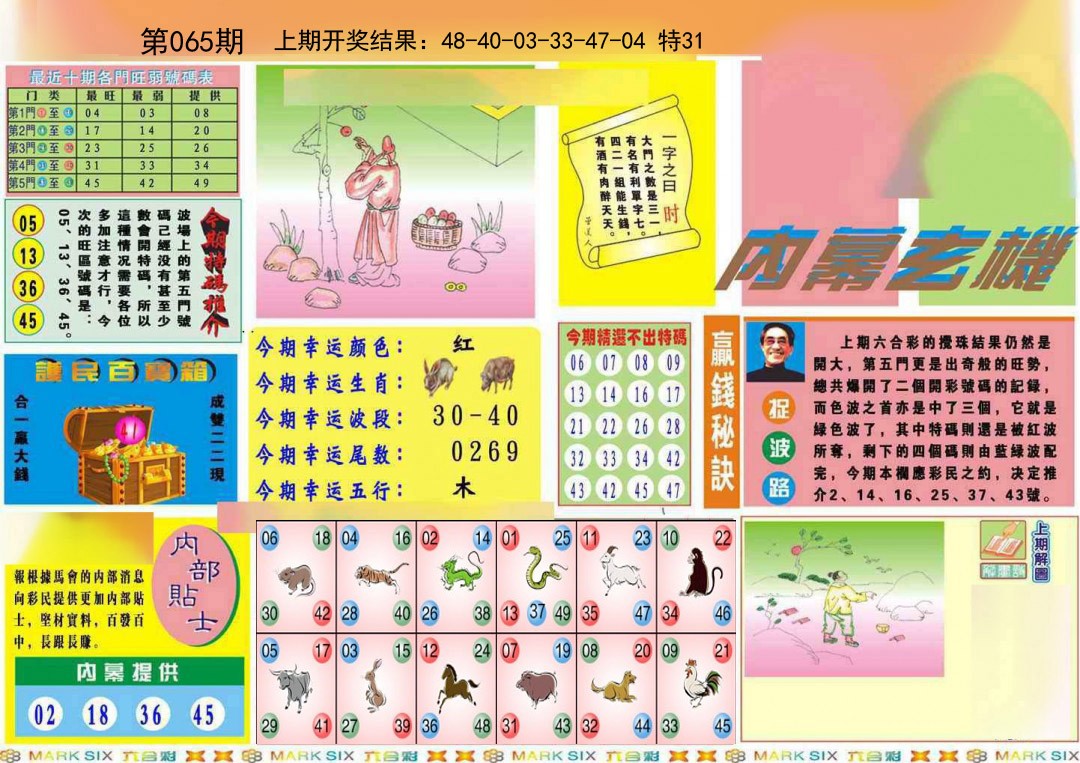 065期九龍内幕A(推荐)[图]