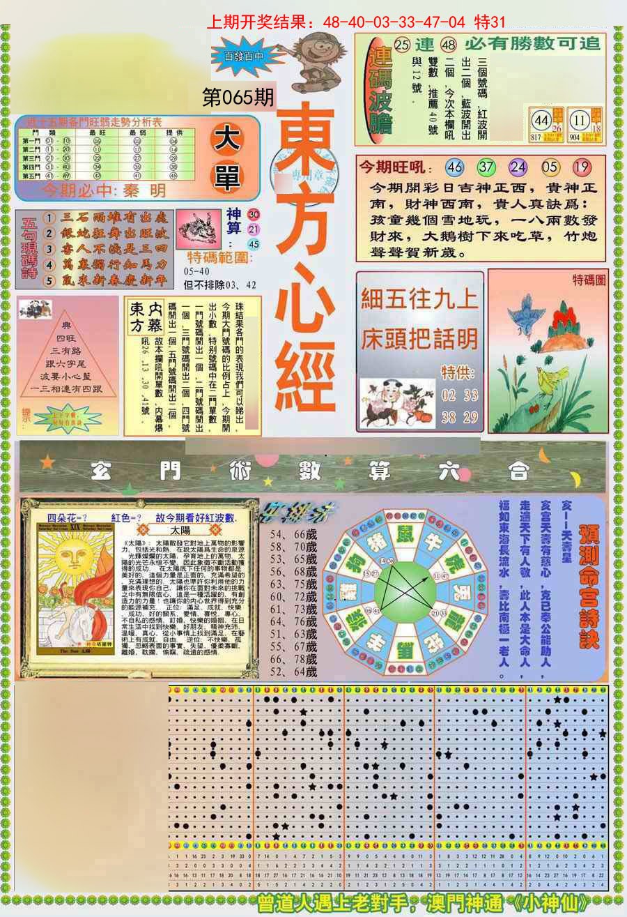 065期(新版)东方心经A[图]