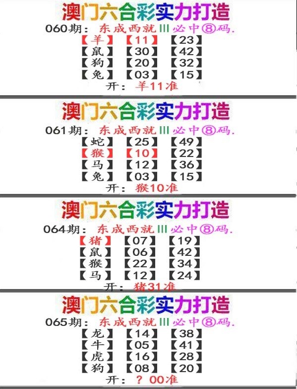 065期东成西就[图]