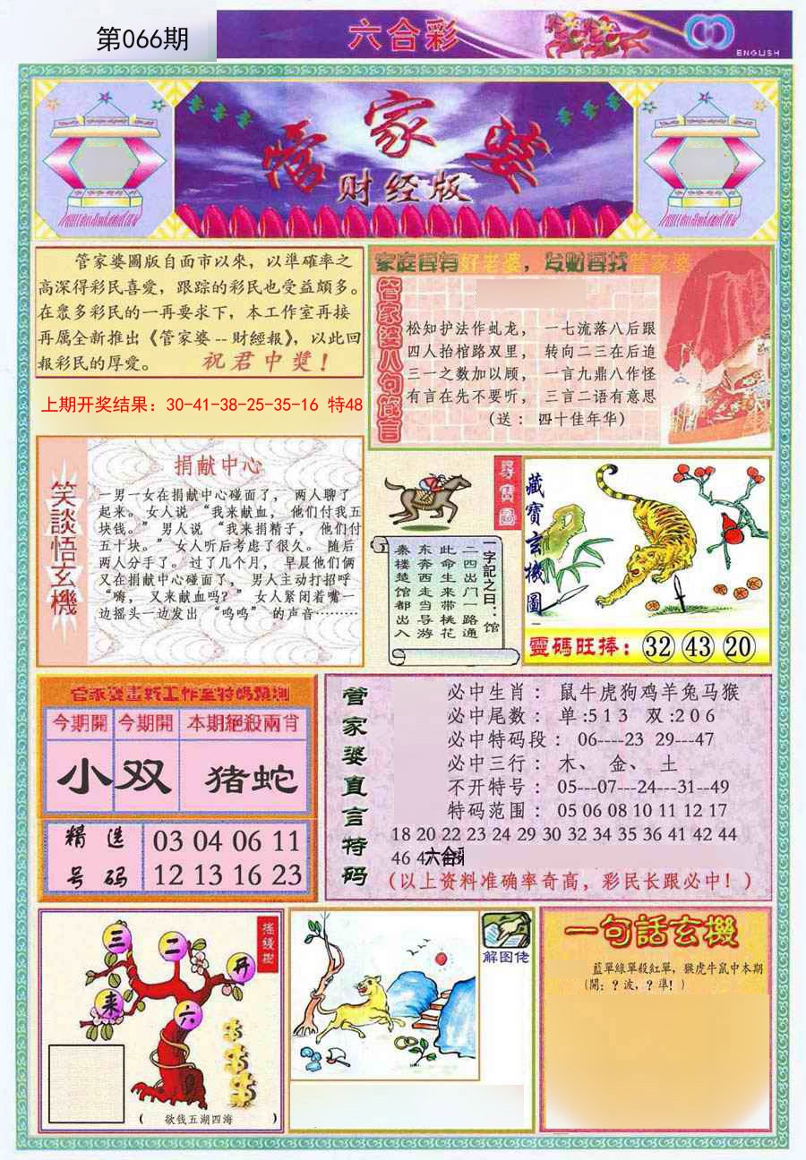 066期管家婆财经版[图]