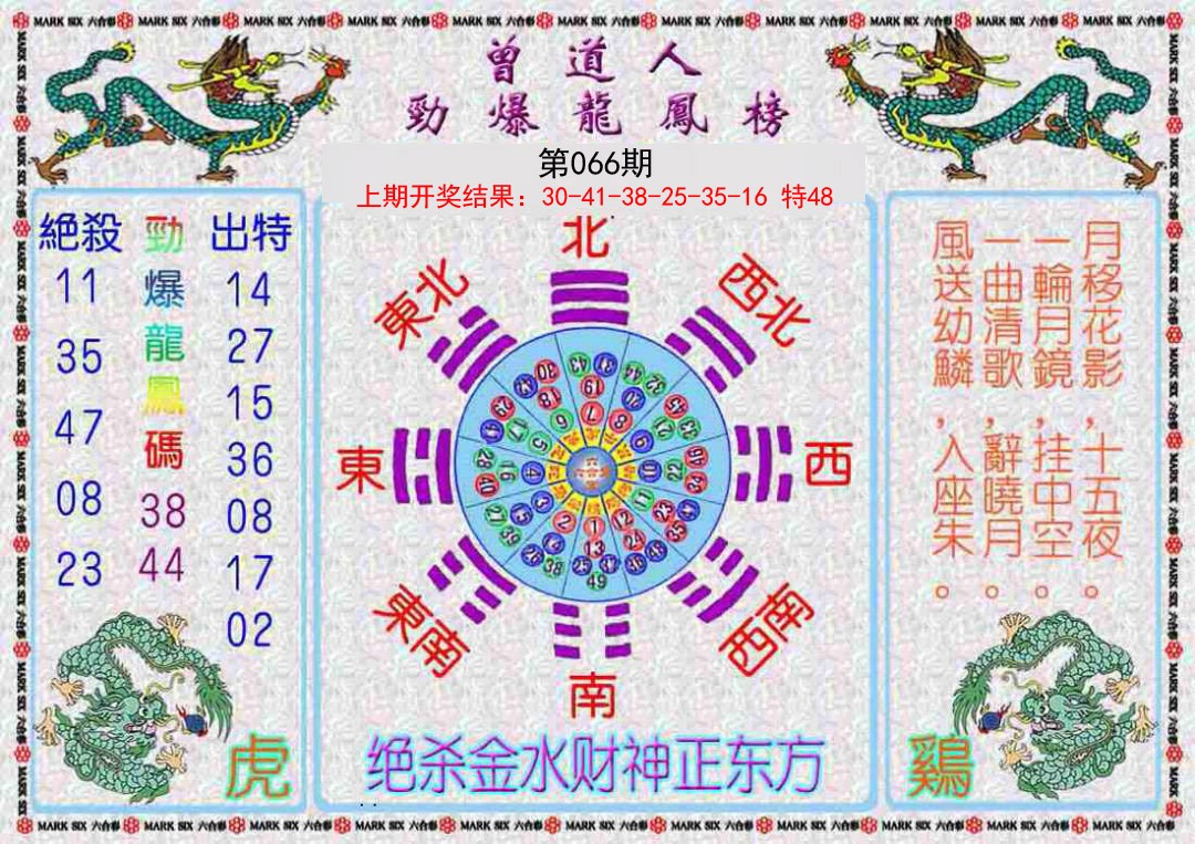 066期曾道人劲爆龙凤榜[图]