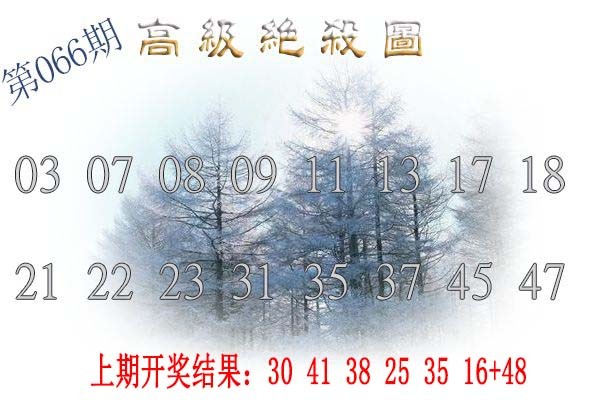 066期高级内部绝杀[图]