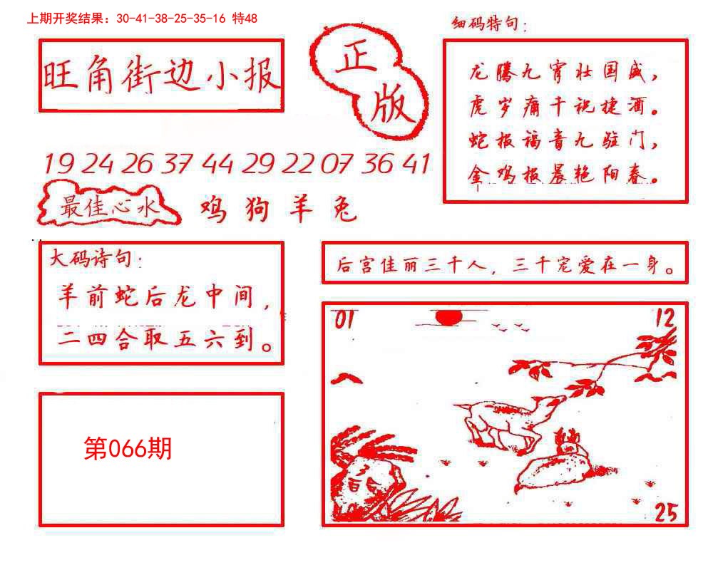 066期旺角街边小报[图]