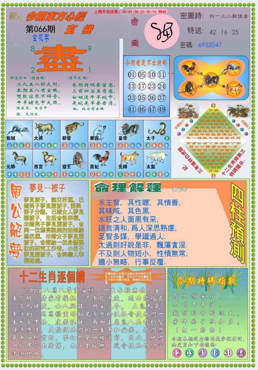 066期(新版)东方心经B[图]