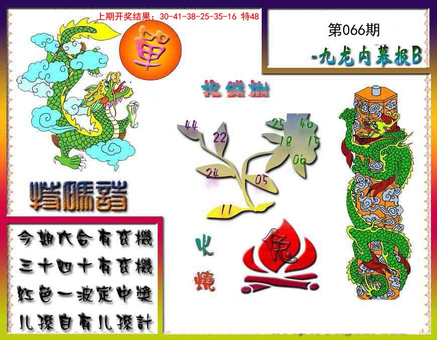 066期九龙内幕特肖图a[图]