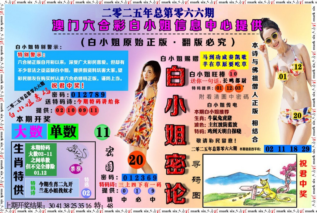 066期白小姐密论[图]