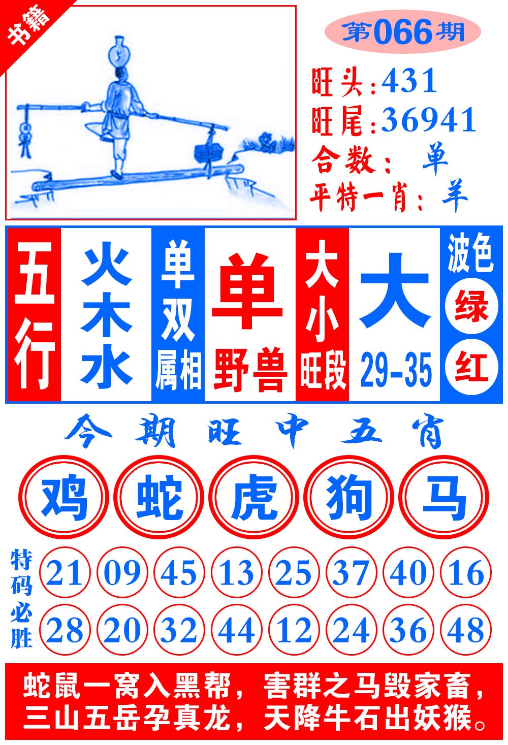 066期澳门全集心水[图]