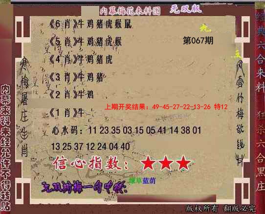 067期独家梅花来料[图]