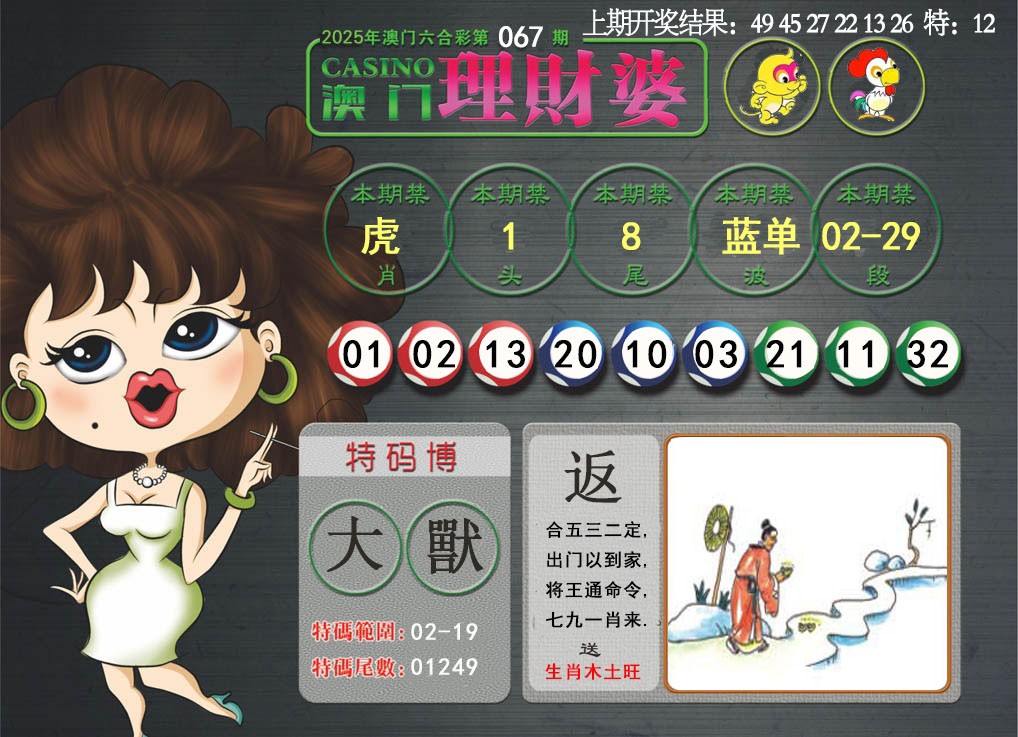067期澳门理财婆[图]