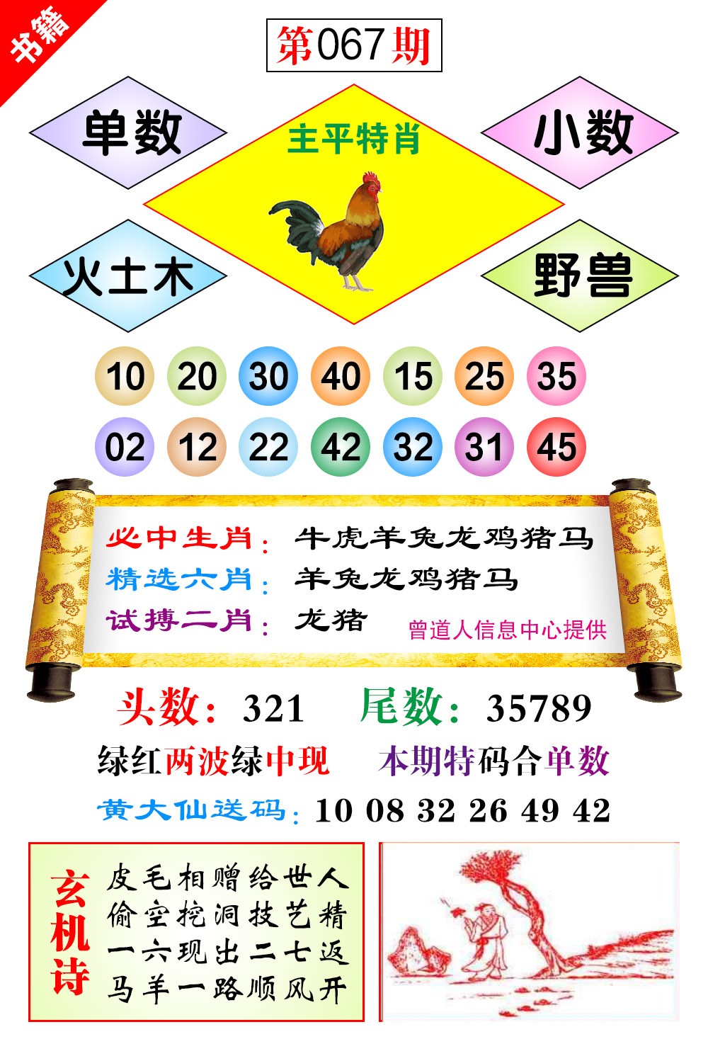 067期澳门济公十八码[图]