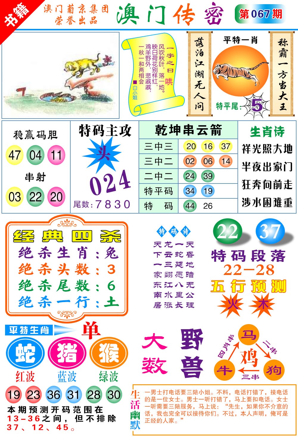 067期澳门传密心水[图]