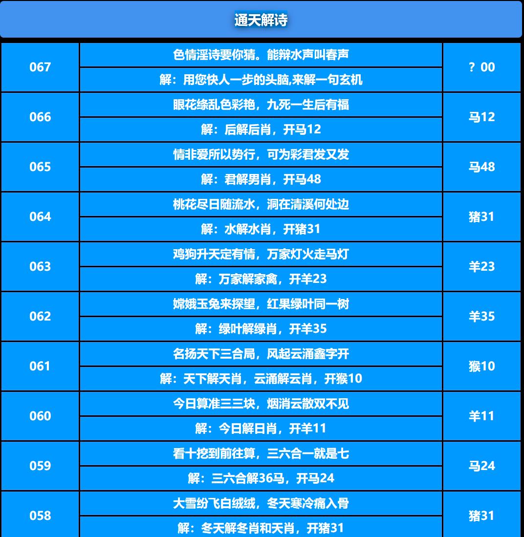067期通天解诗[图]