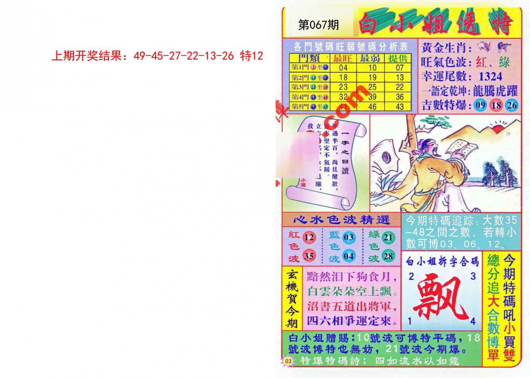 067期白小姐透特[图]