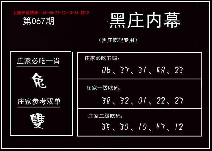 067期黑庄内幕[图]