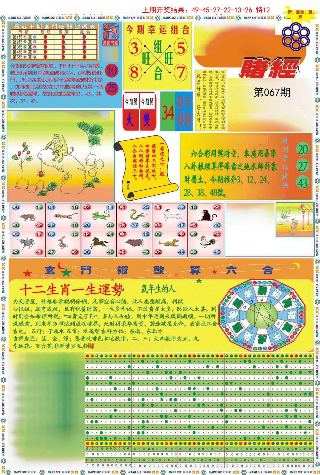 067期九龍赌经A(推荐)[图]