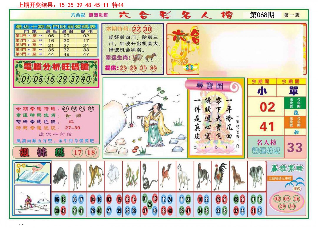 068期名人榜A[图]