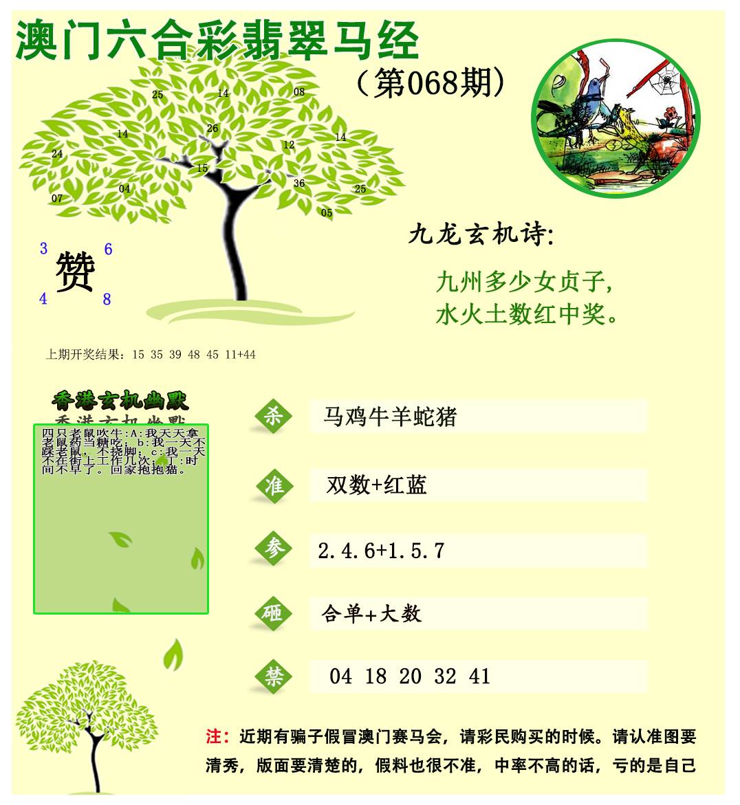 068期翡翠马经[图]