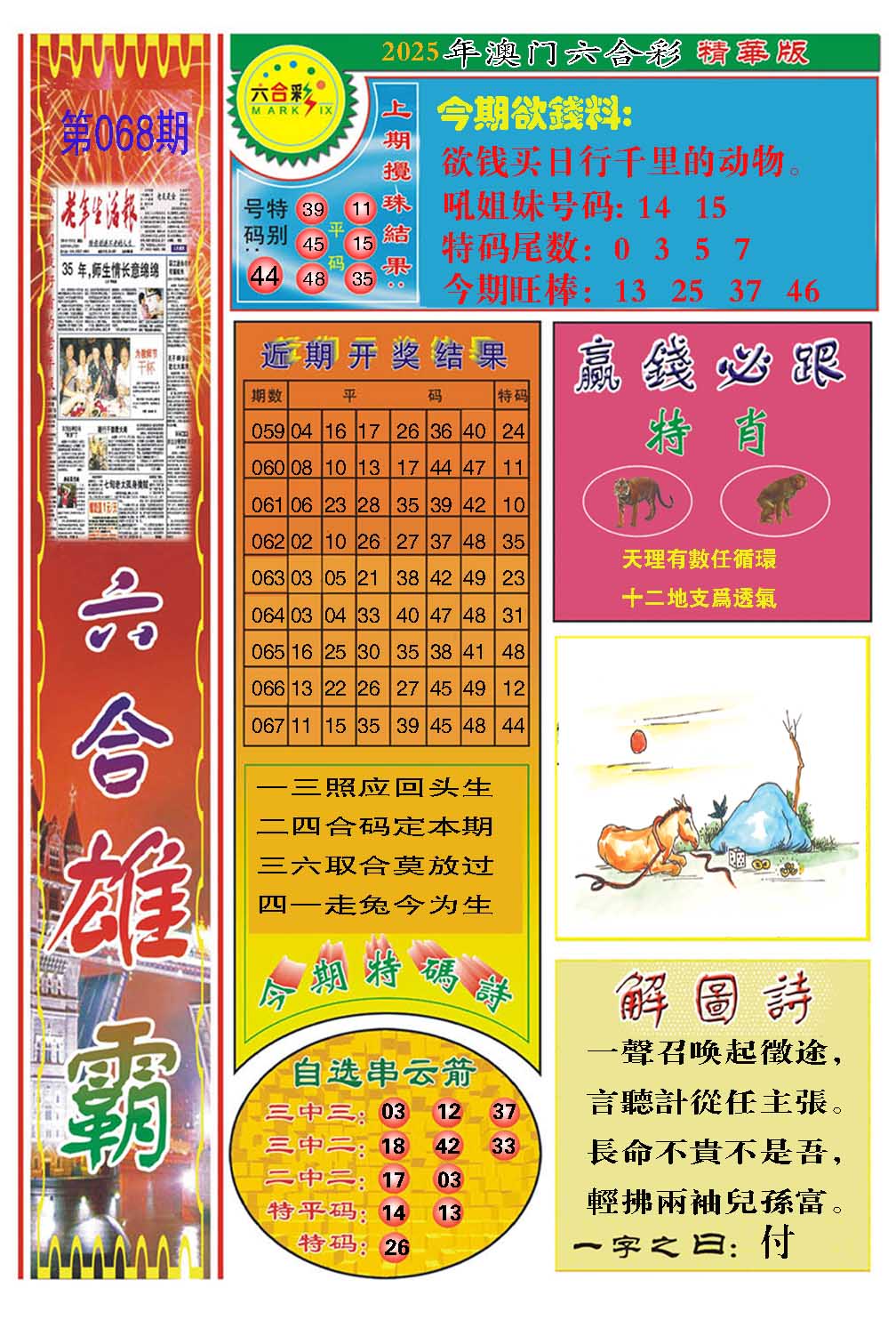 068期六合雄霸[图]
