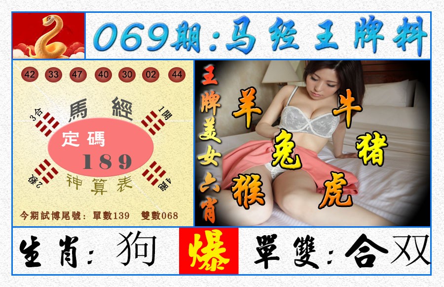 069期王牌料[图]