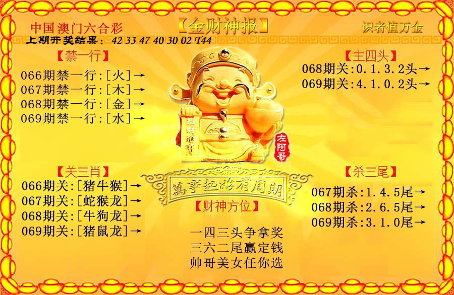 069期金财神[图]