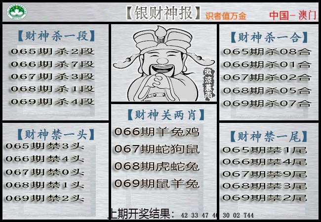 069期银财神[图]