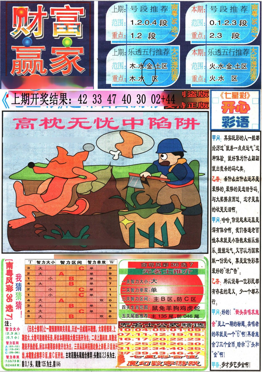 069期七星彩图(高清)[图]