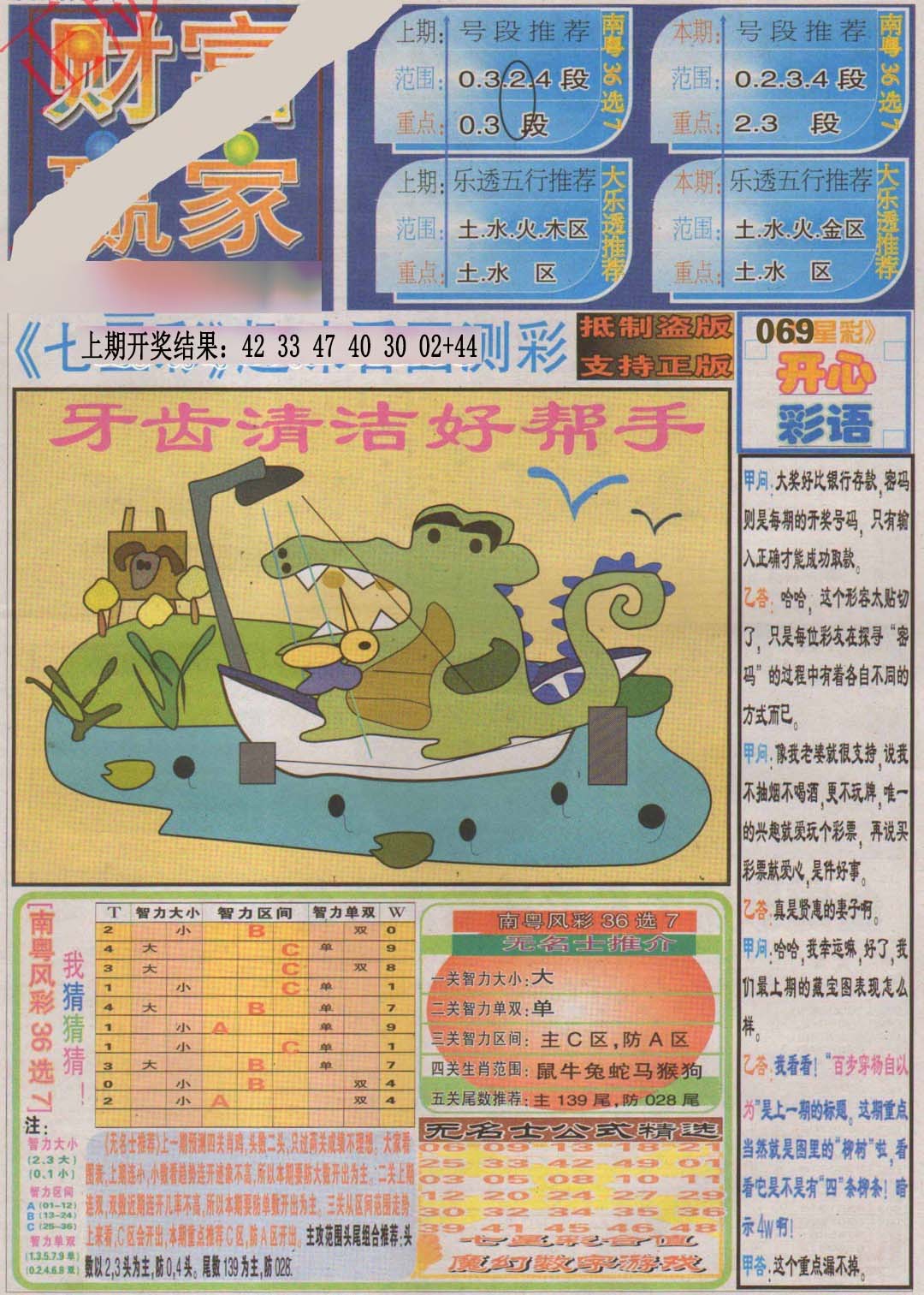 069期财富赢家（七星彩）[图]