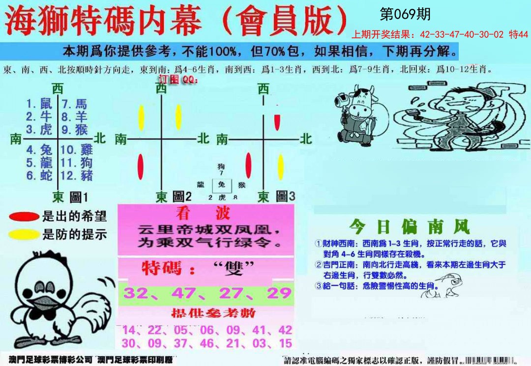 069期另版海狮特码内幕报[图]