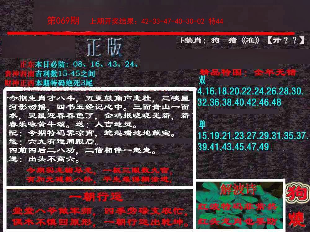 069期新港内幕[图]