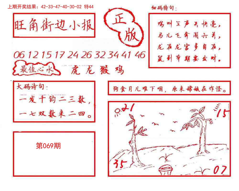 069期旺角街边小报[图]