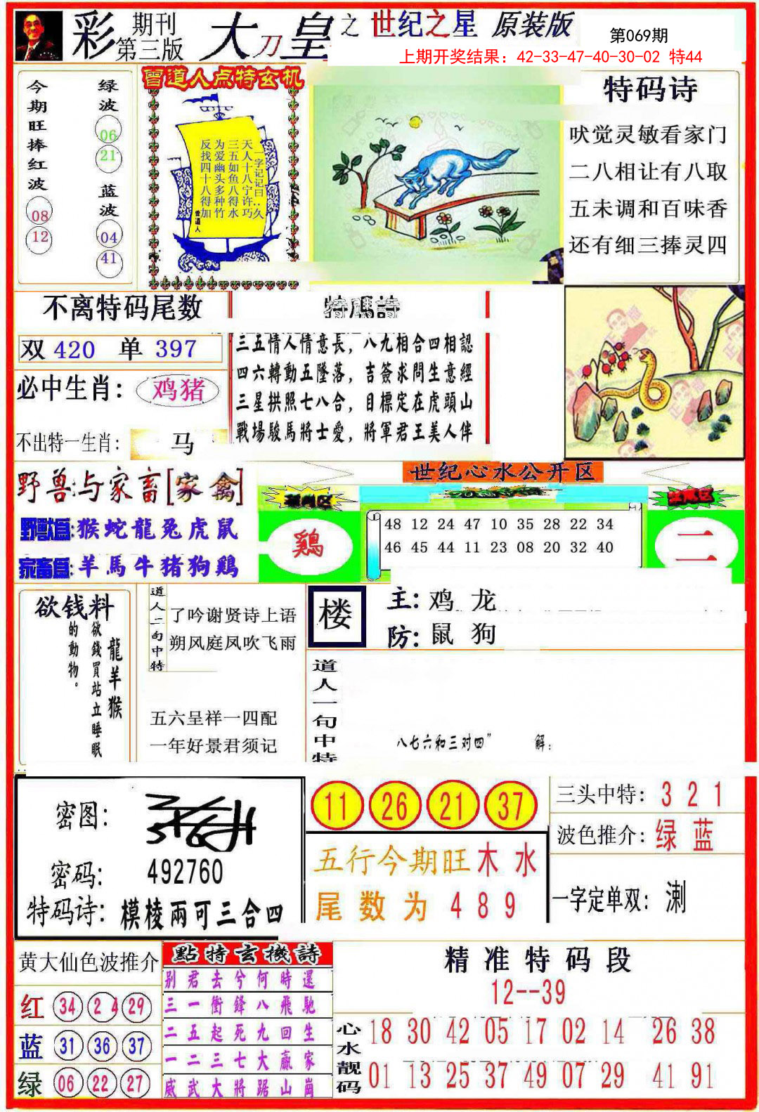 069期大刀皇之(世纪之星)[图]