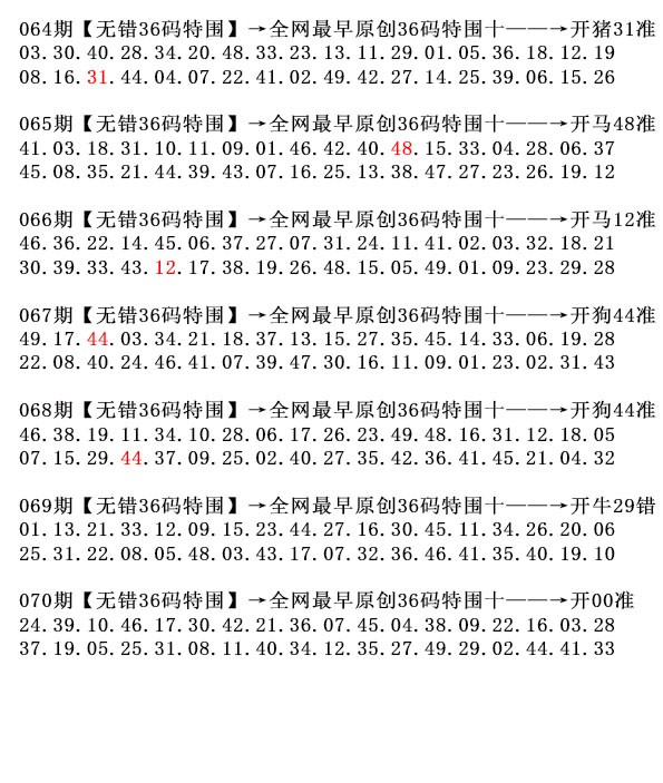 070期36码特围[图]