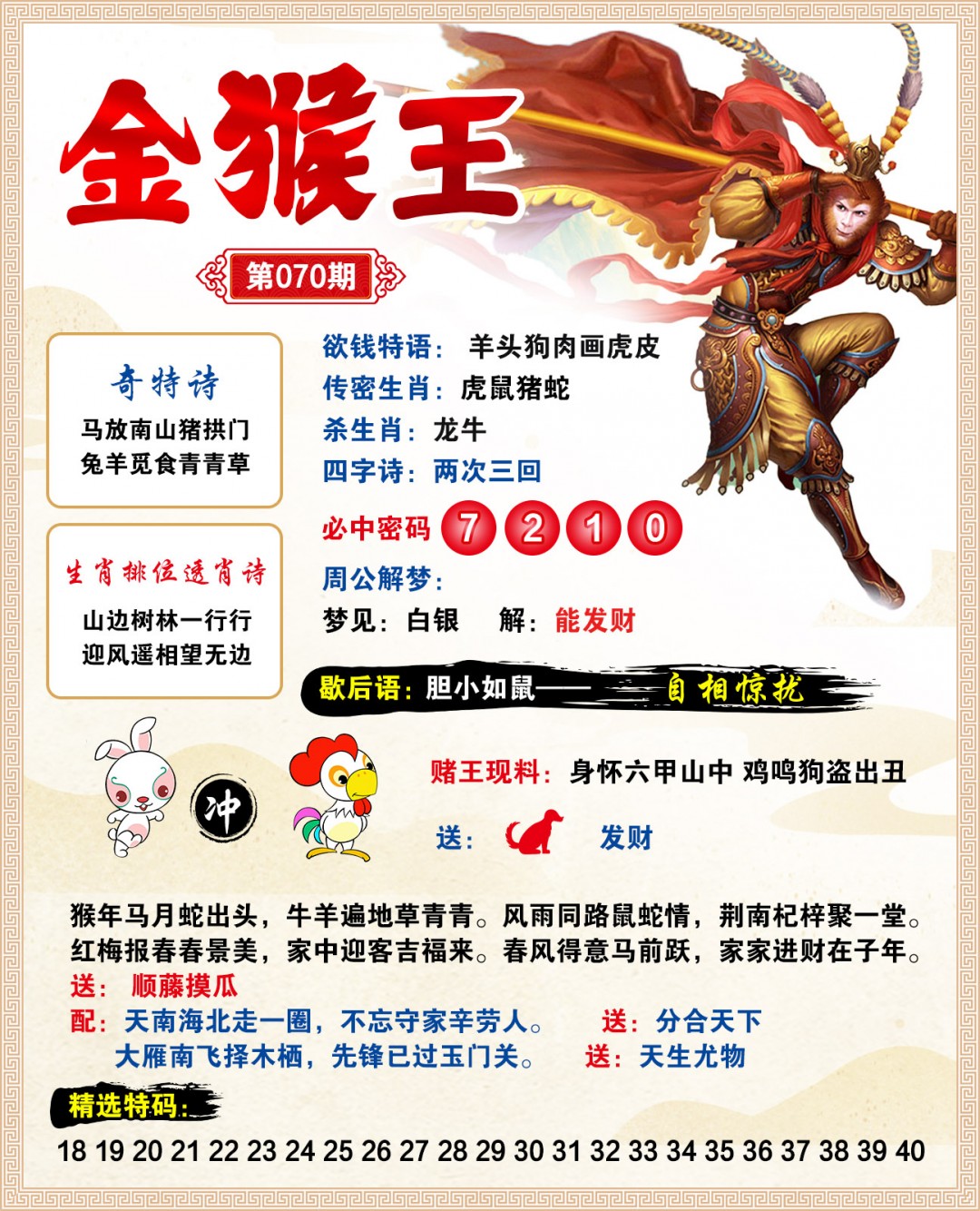 070期金猴王[图]
