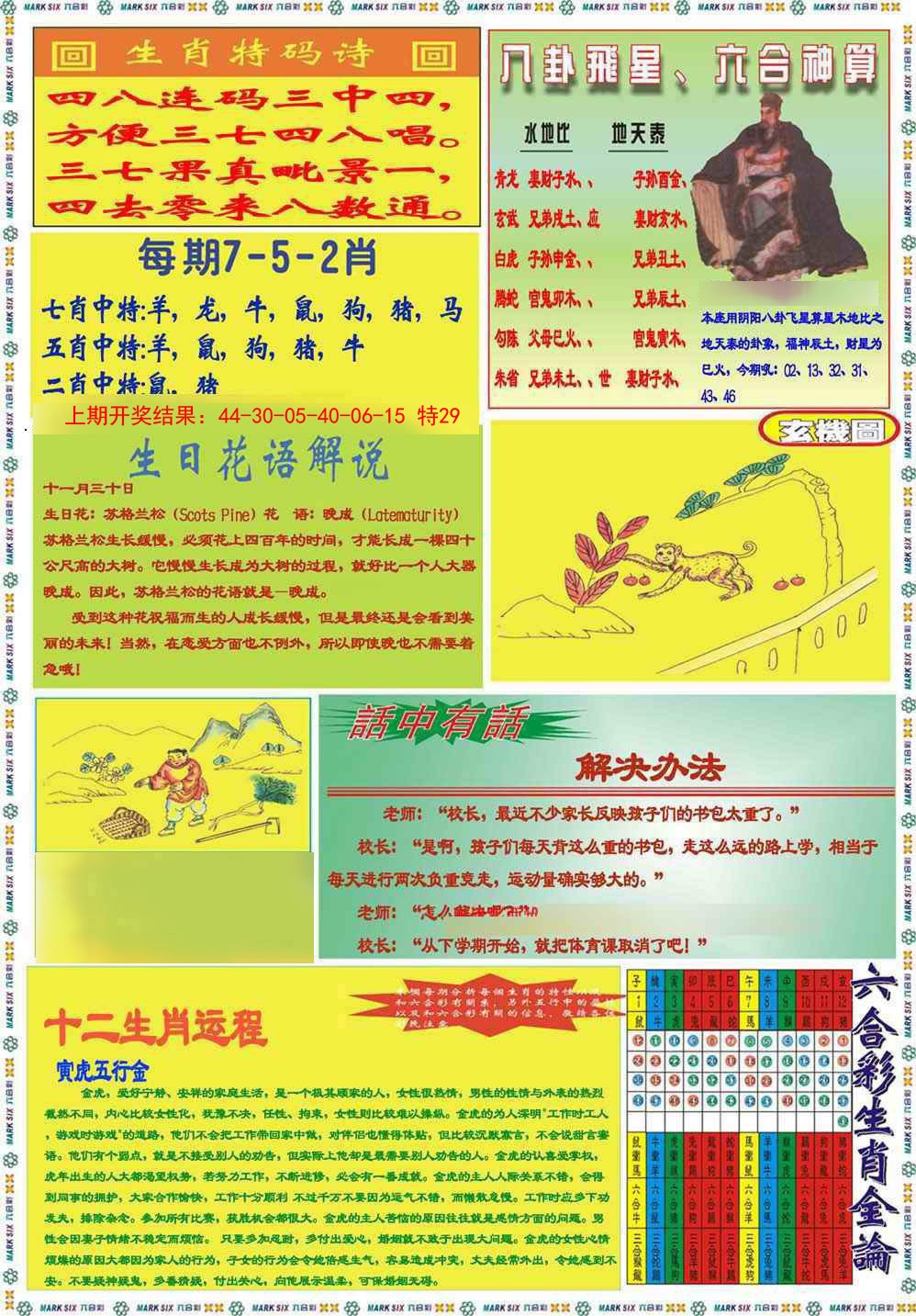 070期九龍马经B(推荐)[图]