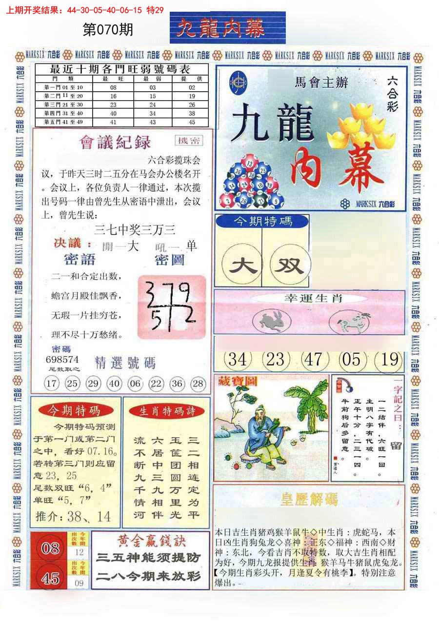 070期(新版)九龙内幕A[图]