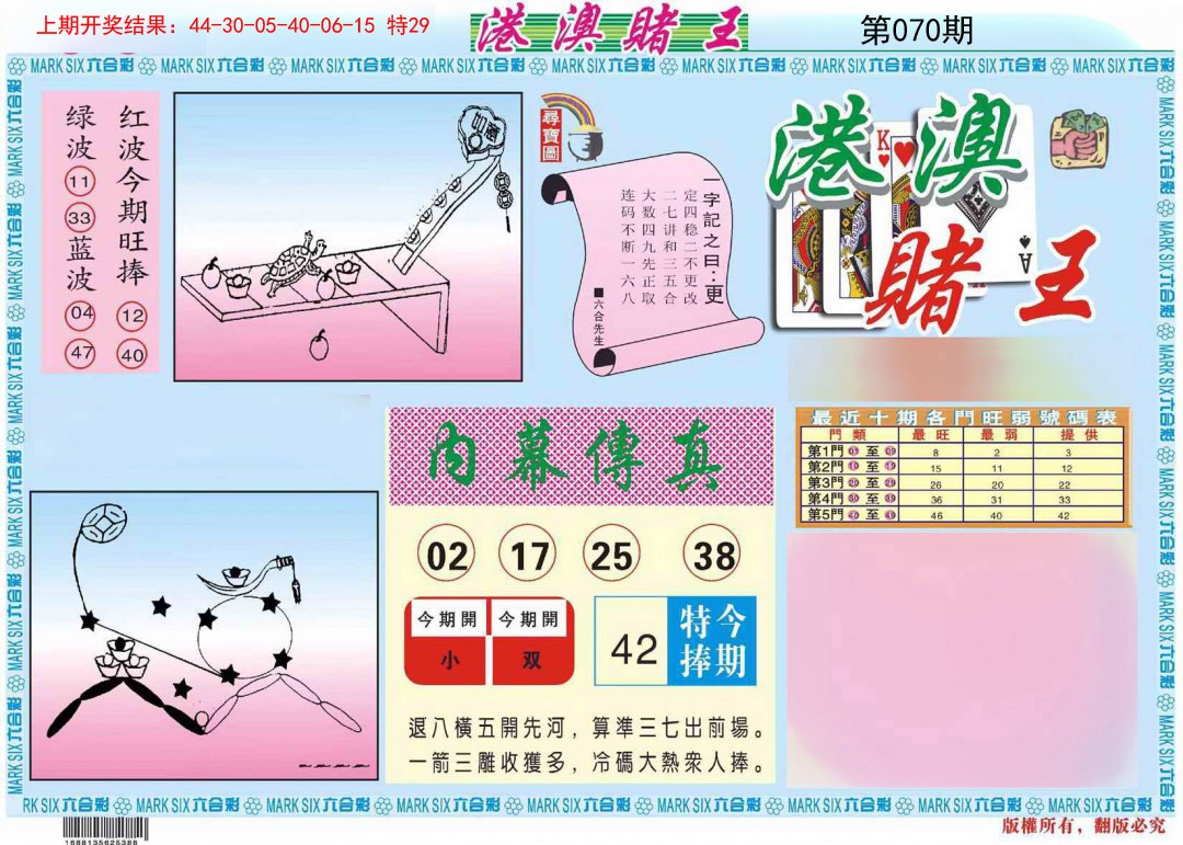 070期港澳赌王A[图]