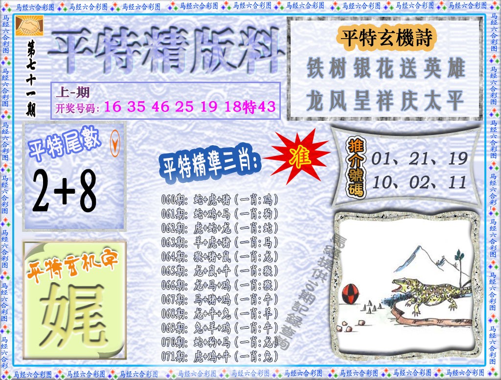 071期平特精版料[图]