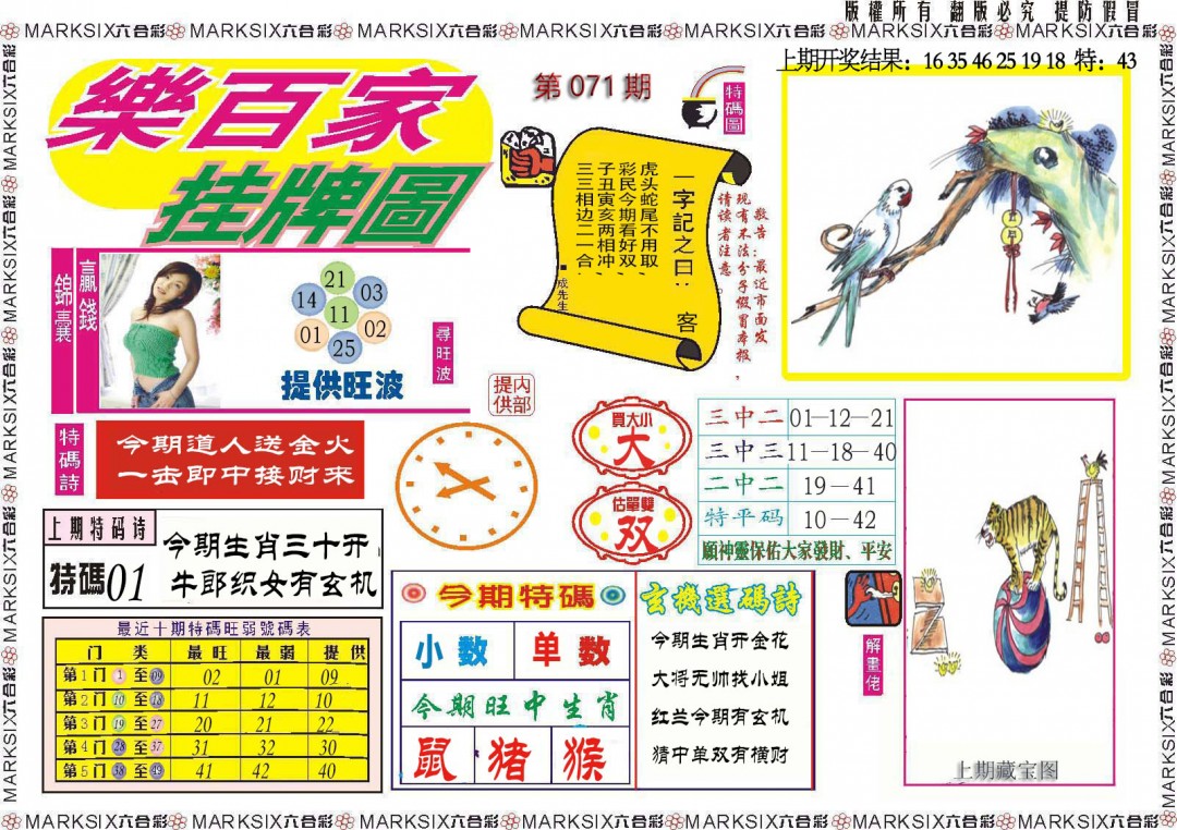 071期乐百家挂牌图[图]