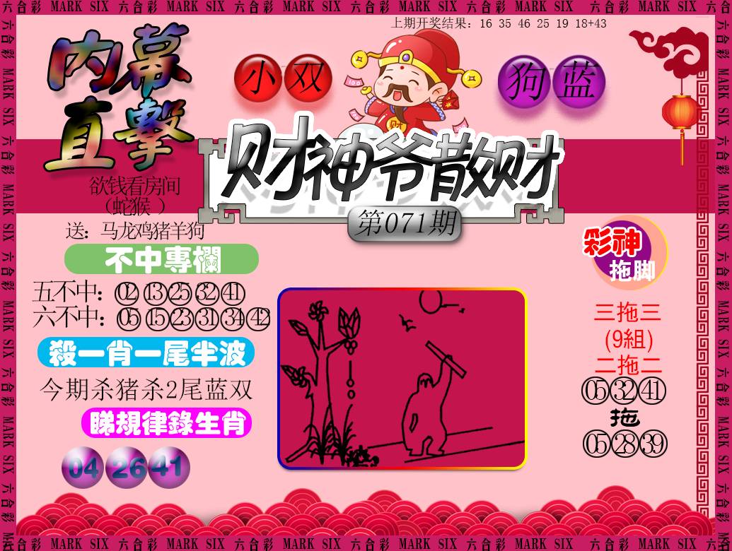 071期财神爷散财[图]