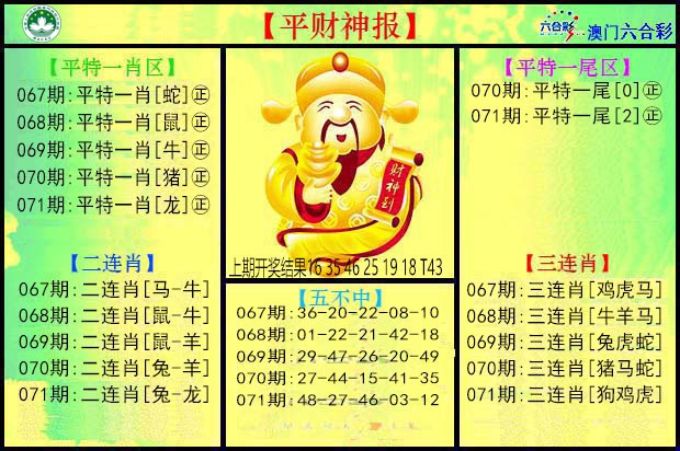 071期平财神[图]