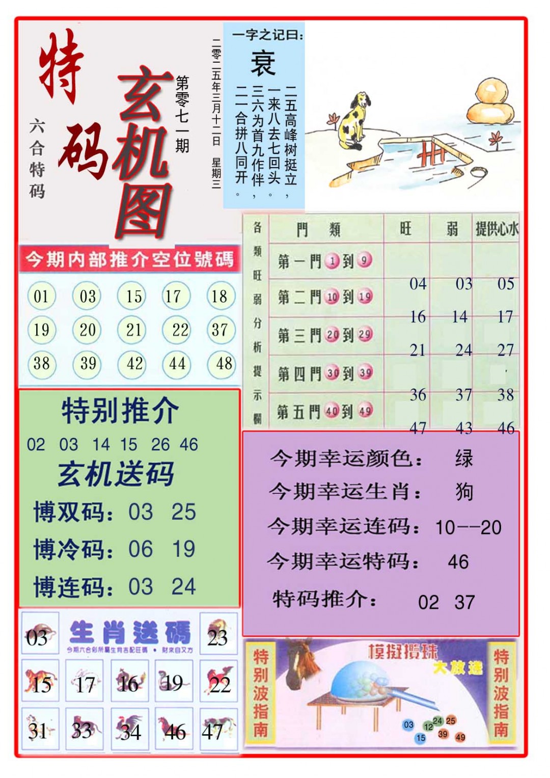 071期特码玄机图[图]