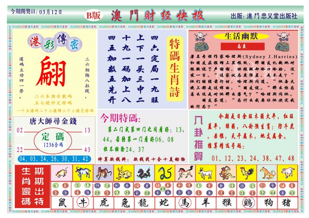 071期财经快报B[图]