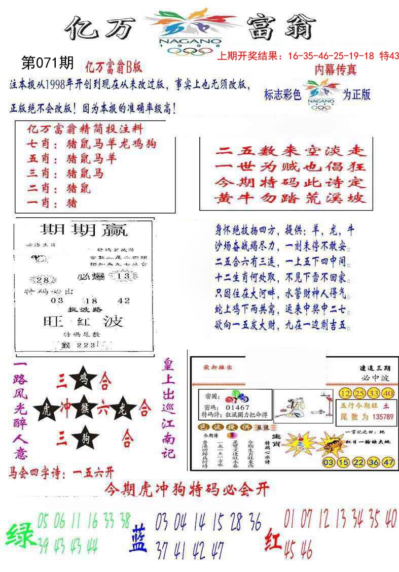 071期亿万富翁B[图]