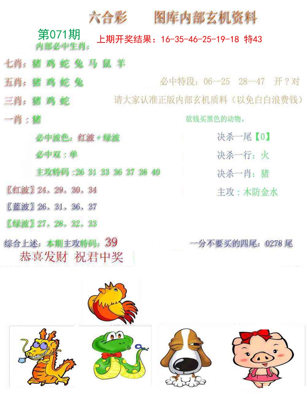 071期内部玄机资料[图]