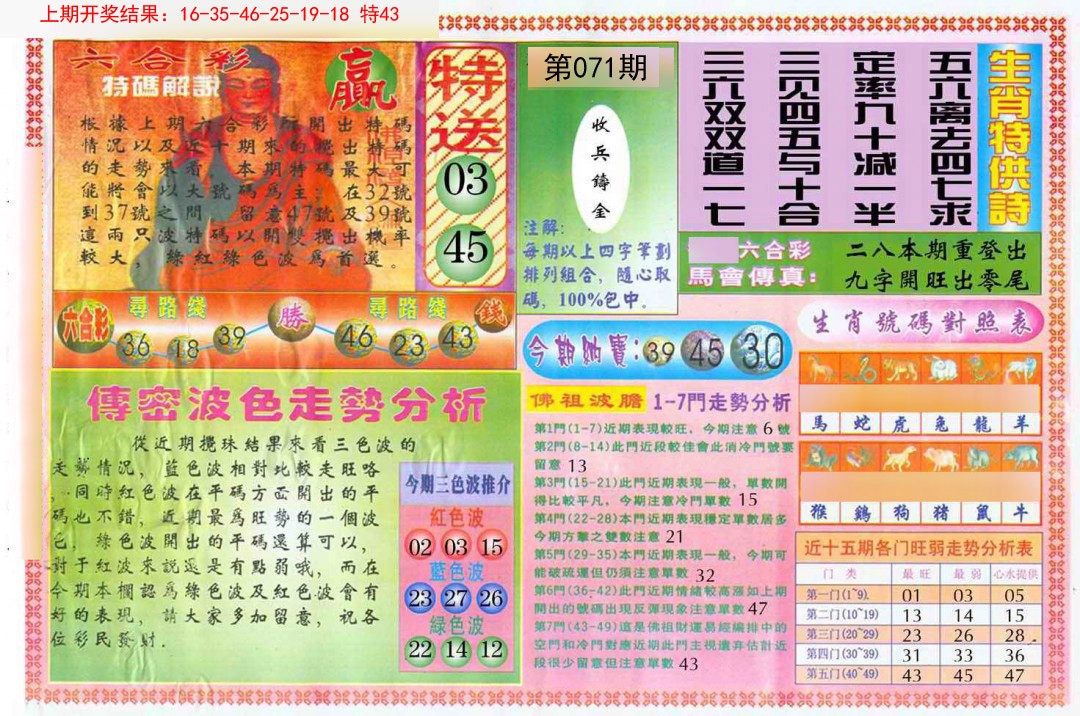 071期白小姐三点传密B[图]