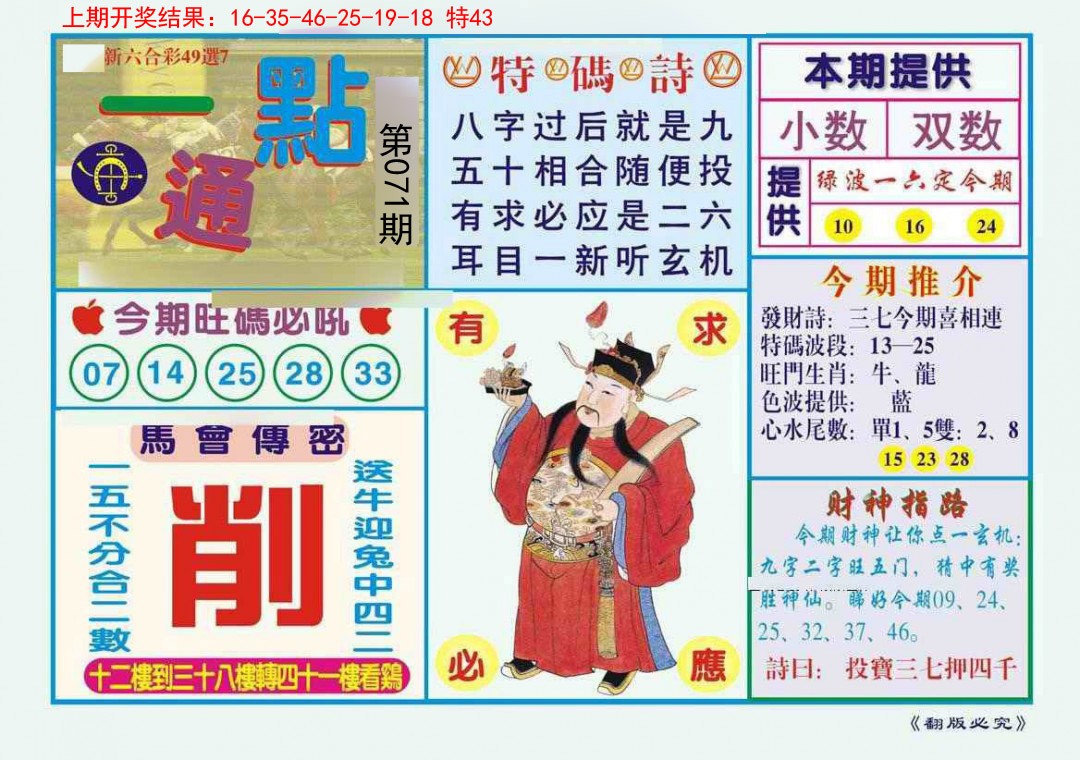 071期一点通[图]