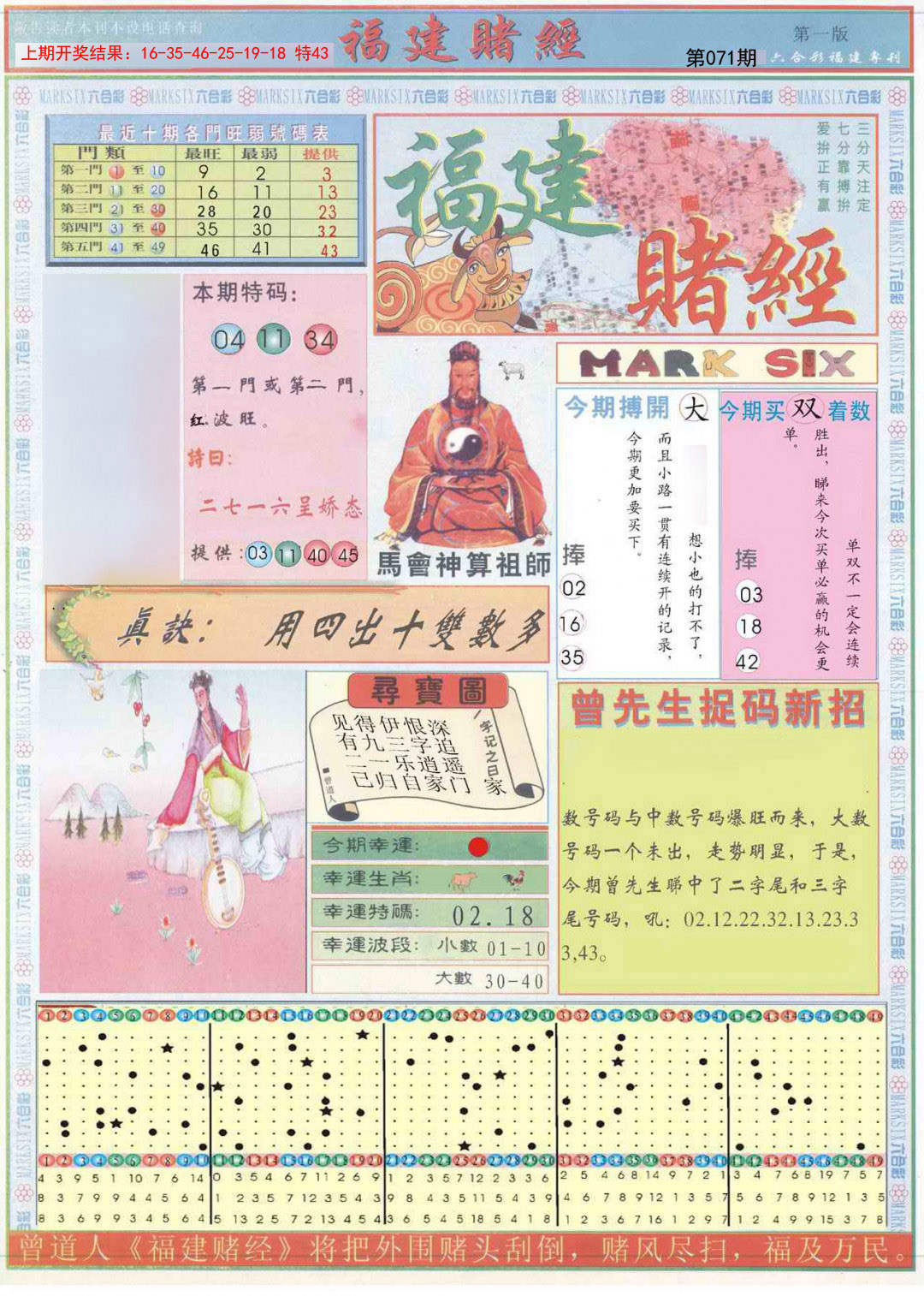 071期福建赌经A[图]