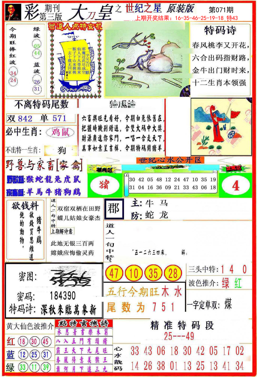 071期大刀皇之(世纪之星)[图]