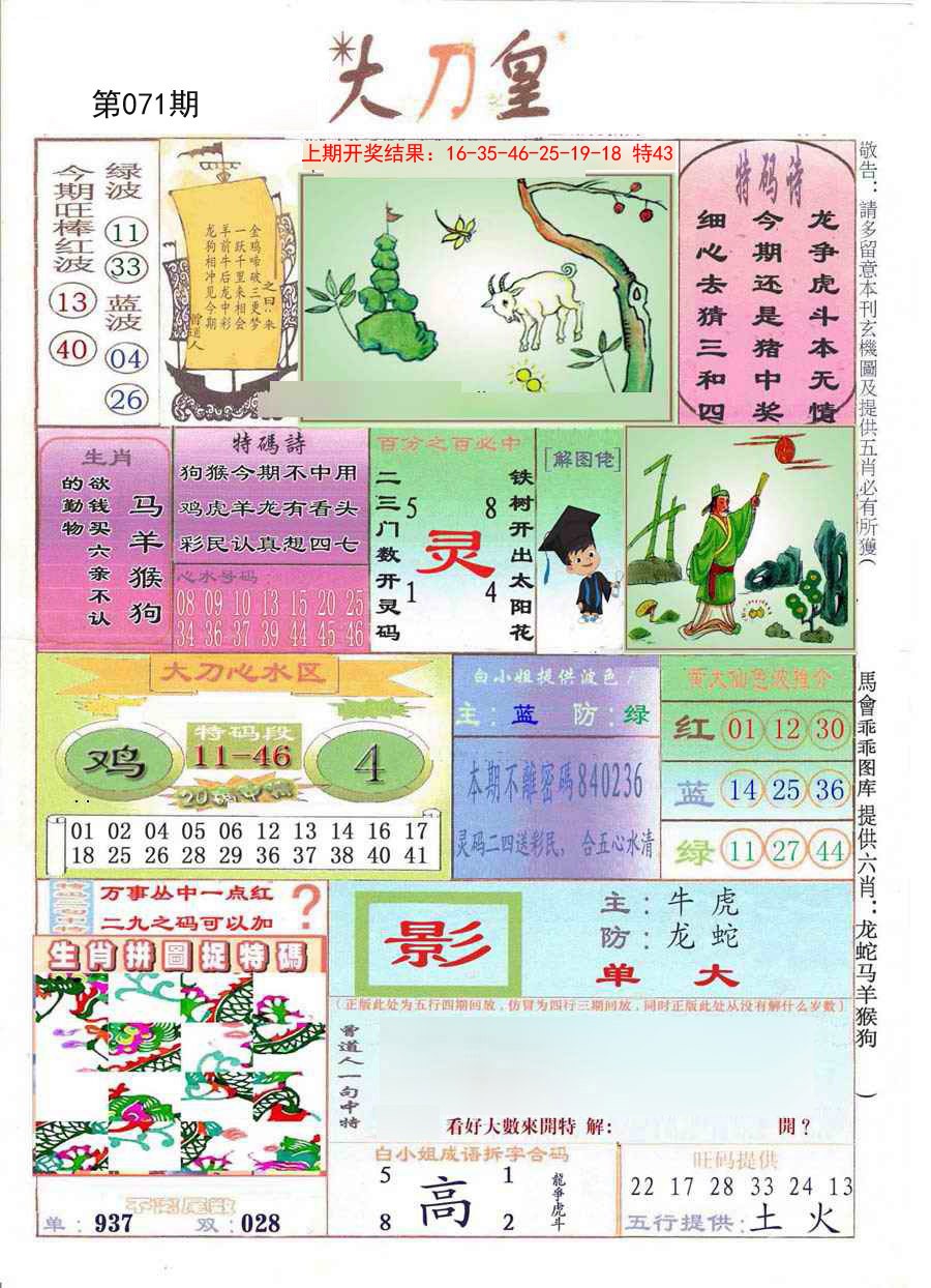 071期大刀皇[图]