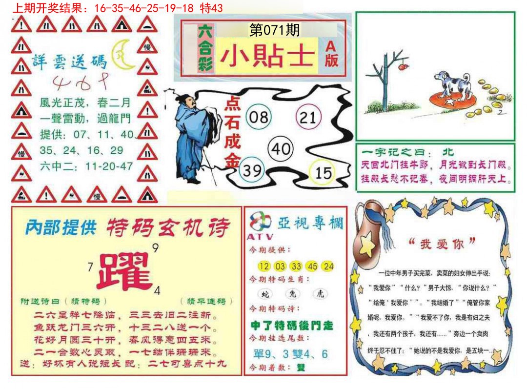 071期小贴士A[图]